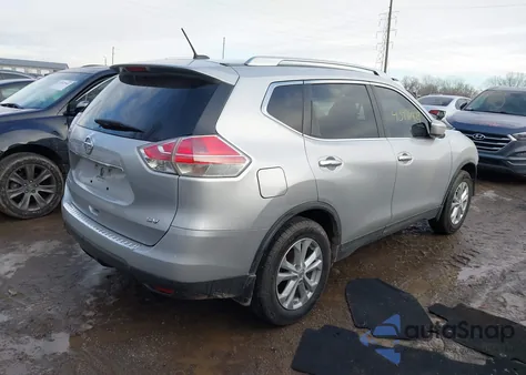 2015 Nissan Rogue Sv z USA, uszkodzony, nr VIN KNMAT2MT7FP519798